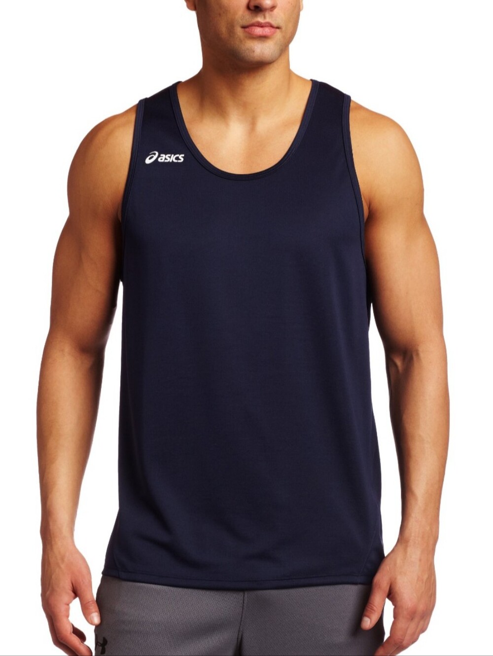 ASICS | Men's Navy Blue Propel Singlet Muscle Shirt